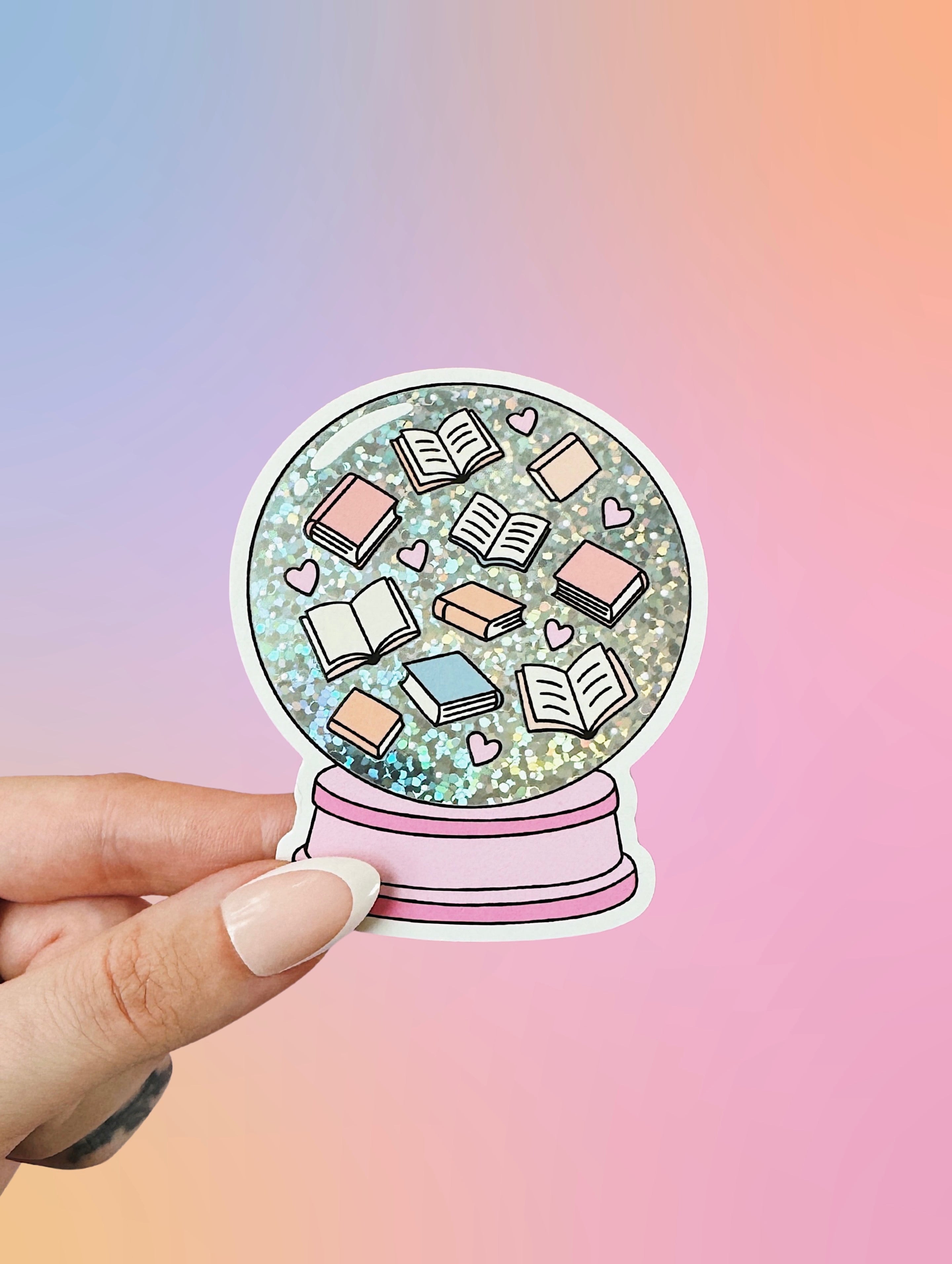 Glitter Book Snow Globe