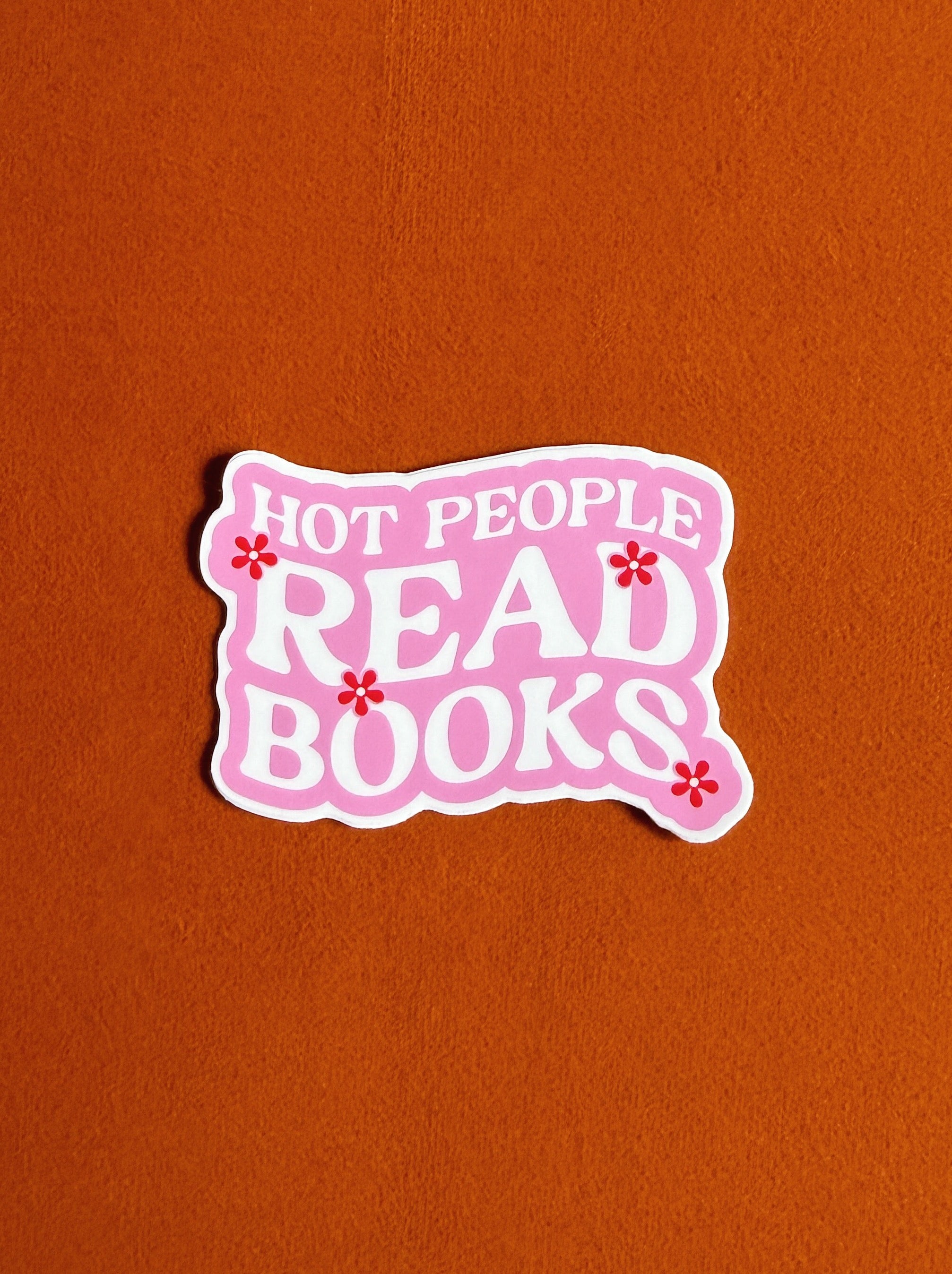 Hot People Read Books Sticker