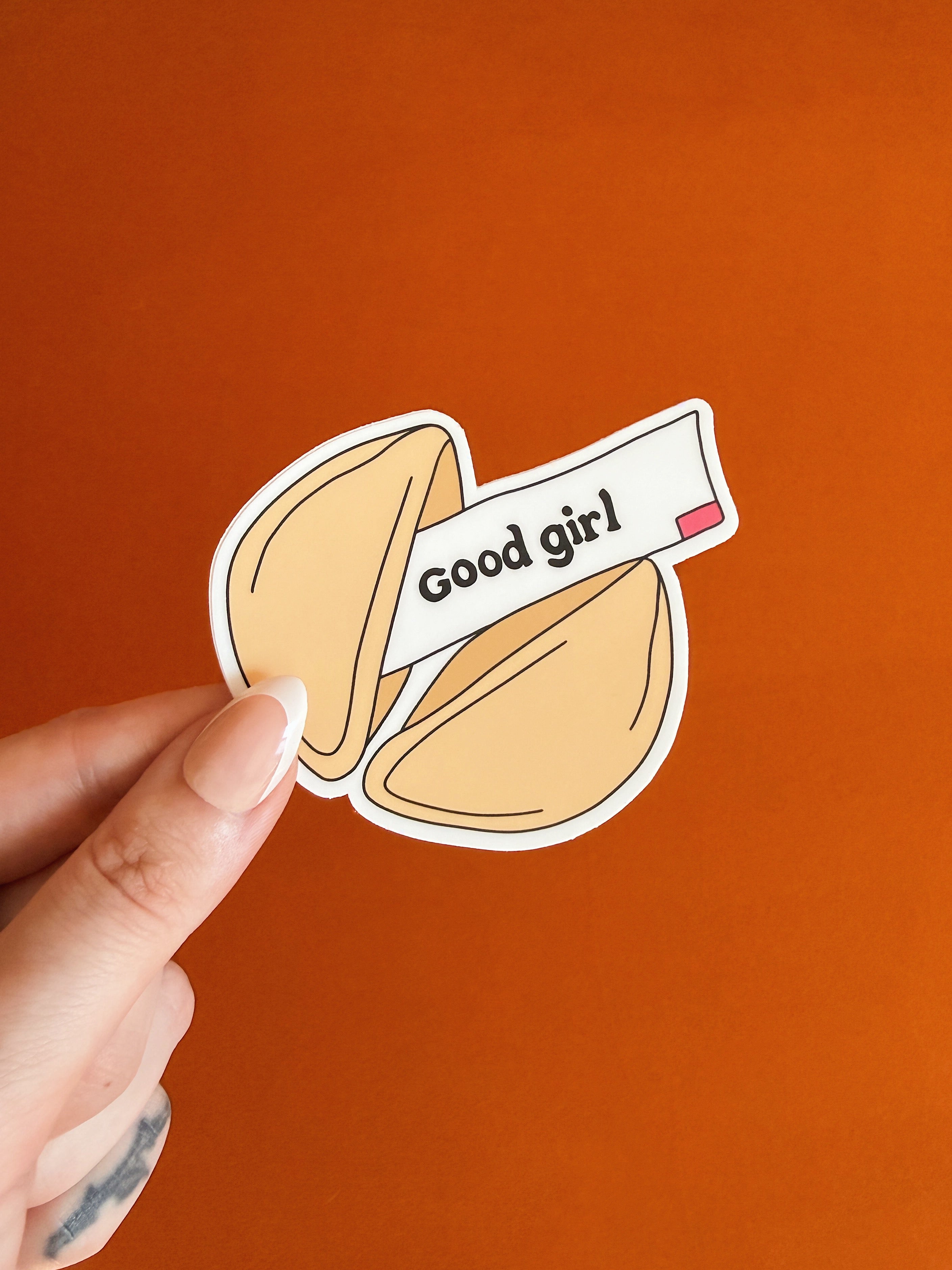 Good Girl Fortune Cookie Sticker