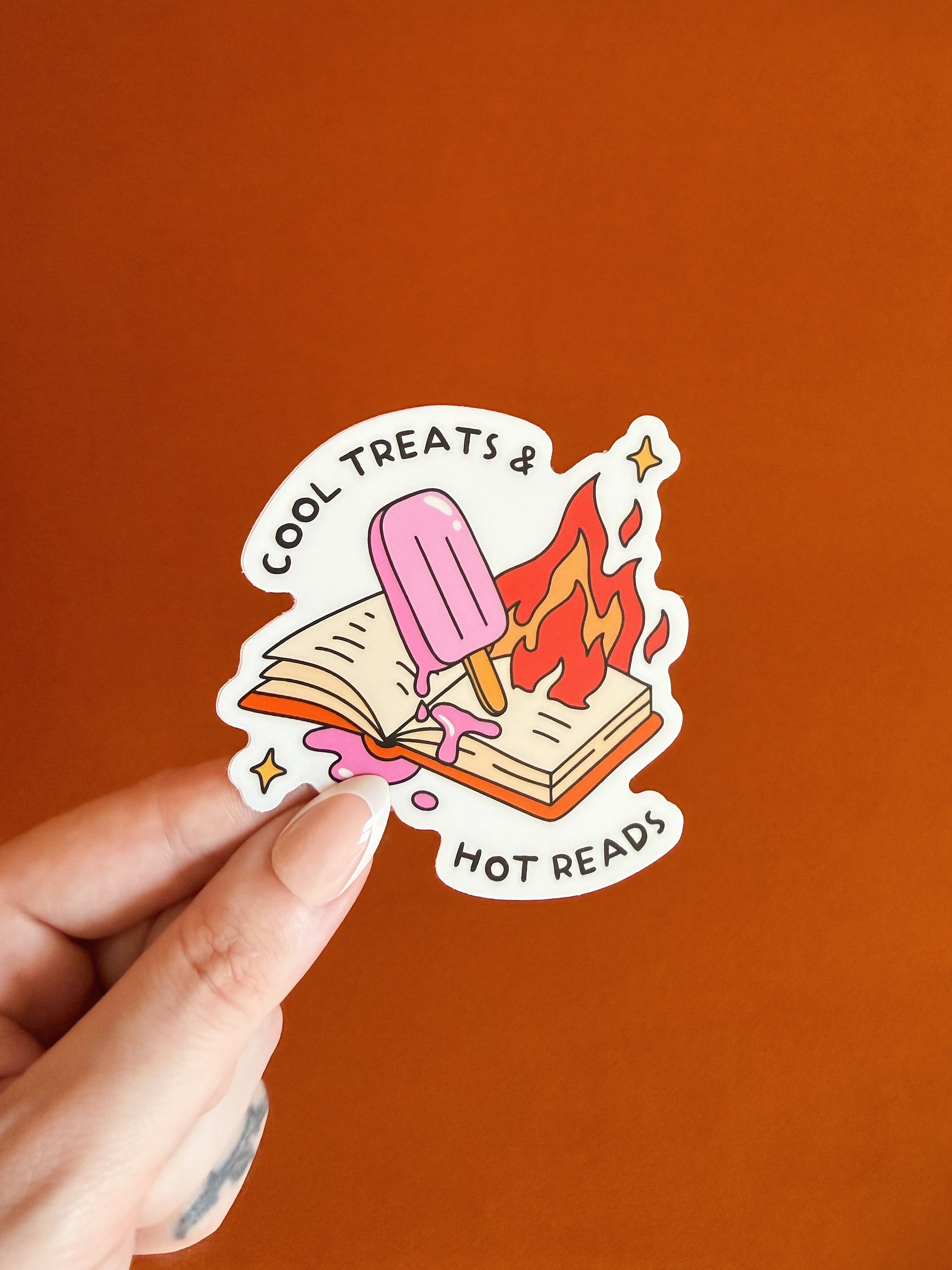 Cool Treats & Hot Reads Sticker