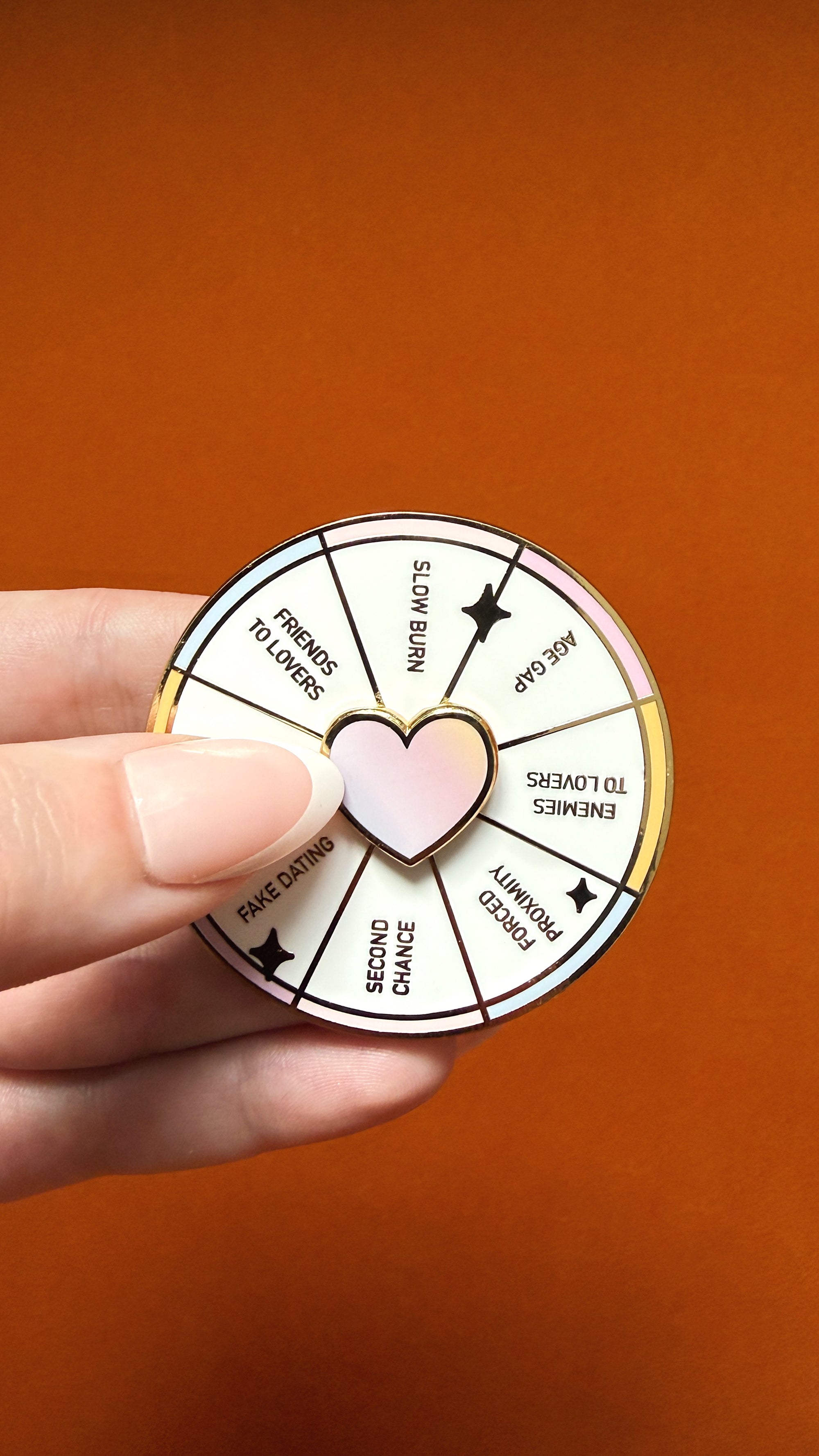What Trope To Read Spinner Pin